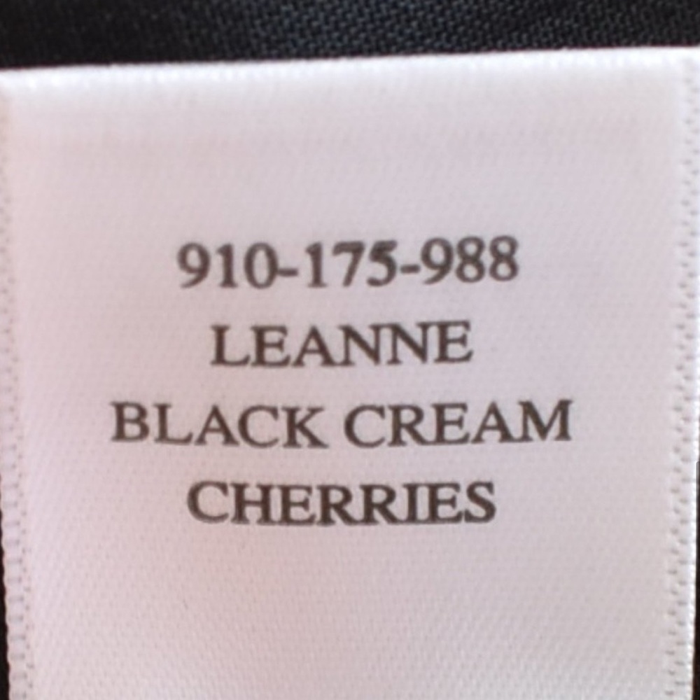 Perfect Rails π― silk Black Cream Cherries Leanne Wrap Dress XS - Picture 6 of 11